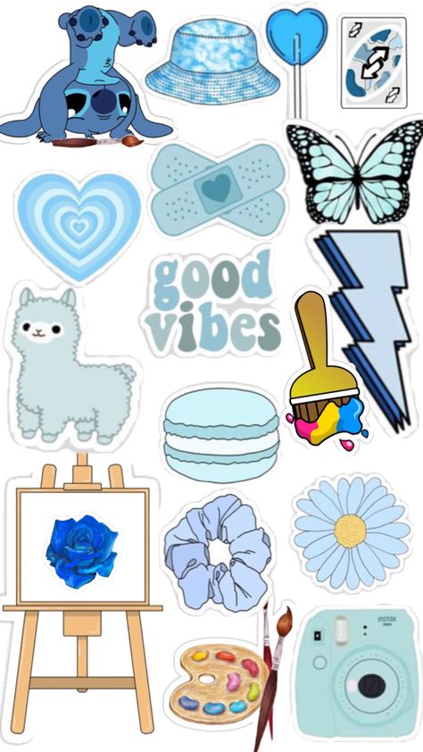 Stikers azules