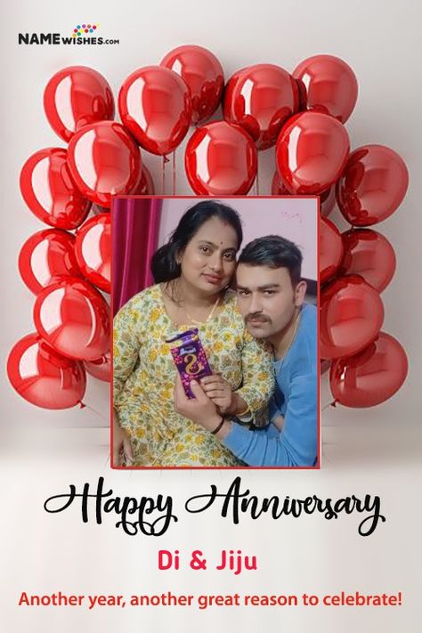 Anniversary Wish, Anniversary Cake With Photo, Happy Wedding Anniversary Cards, Happy Anniversary Photos, Balloons Backdrop, Very Good Morning Images, 11th Wedding Anniversary, Happy Wedding Anniversary Wishes, Wedding Anniversary Wishes