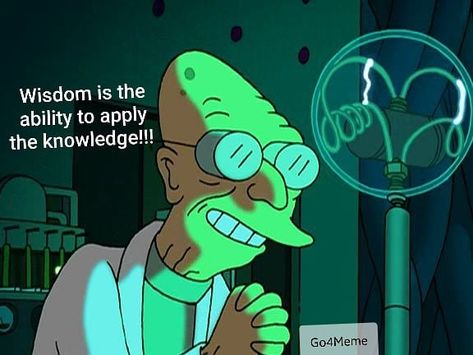 The grin smile, you know crazy experiment is going on... I post inspiring SpongeBob, Futurama and Pokémon memes everyday just for fun...… Futurama Meme, Professor Farnsworth, Twitter Famous, Futurama Characters, Meme Art, Pokemon Memes, Futurama, Mad Scientist, Geek Culture