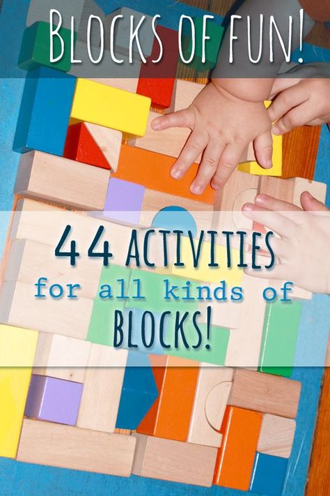 Block Activities For Preschoolers, Block Activities, Block Center Preschool, Blocks Preschool, Blocks For Toddlers, Construction Play, Abc Blocks, Block Center, Preschool Centers