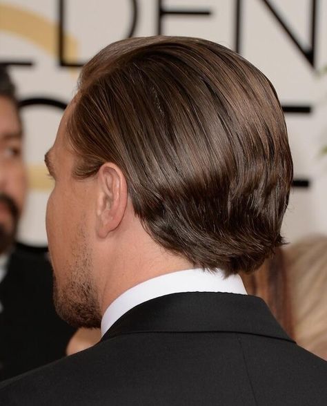 The back of Leonardo DiCaprio’s head: | The 27 Best Moments From The Golden Globe Awards Back Of Head Reference Hair, Head Turn Around, Back Head Reference, Head From Behind Reference, Back Of The Head Reference, Back Of Head Reference, Head From The Back, Head From Behind, Man From Behind