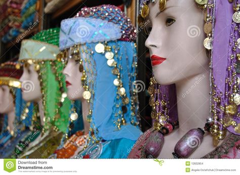 Traditional Jordanian Syrian Dress, Costume For Women, Traditional Jewelry, Costumes For Women, Photo Image, Jordan, Crown Jewelry, Stock Images, Crown