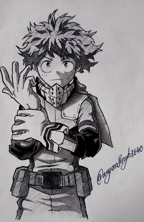 Mha Deku Sketch, Izuku Midoriya Drawing Pencil, Deku Drawing Pencil, Midoriya Izuku Drawing, Deku Art Sketch, Deku Drawing Sketch, Izuku Midoriya Sketch, Midoriya Sketch, Izuku Midoriya Drawing