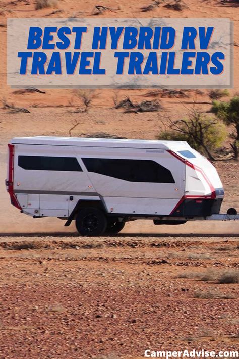 Small Travel Trailer Remodel, Hybrid Travel Trailers, Small Camper Interior, Small Travel Trailer, Hybrid Camper, Small Camper, Camper Travel, Rv Travel Trailers, Camper Hacks