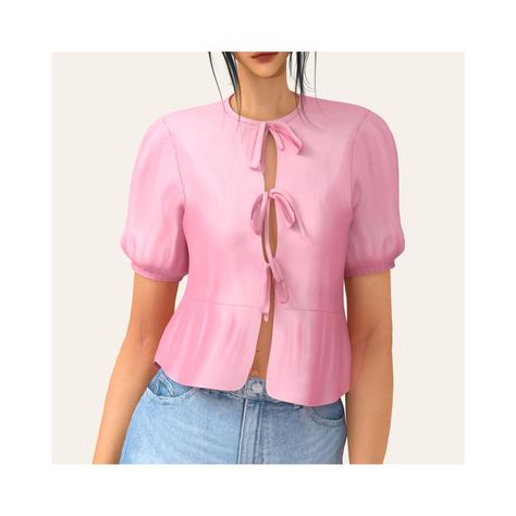 🎀 Coquette Blouse (early access) DOWNLOAD HERE : https://www.elliesimple-sims.com/(link in bio) #simstagram #thesims #ts4 #thesims4 #sims4 #simmer #simblr #sims #sims4cc #customcontent #sims4ccfinds #ts4cc #ts4ccfinds #thesims4cc #elliesimple Female Shirts, Sims 5, Cutout Blouse, Best Mods, Bow Shirts, Sims 4 Cc Finds, Ts4 Cc, The Sims4, Adulting Shirts