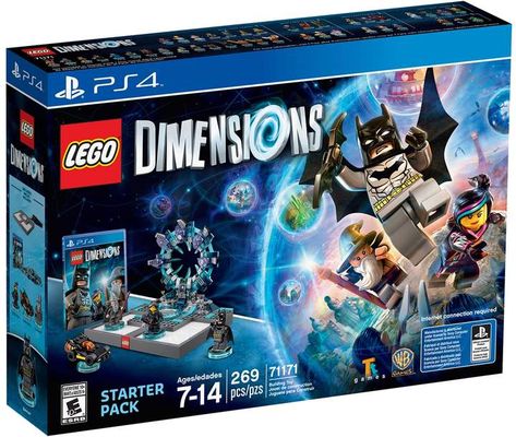 Warner Home Video Games LEGO Dimensions Starter Pack for PS4 Delorean Time Machine, Lego Videos, Lego Dimensions, Lego Toy, Lego Characters, Lego Worlds, Buy Lego, Darth Maul, Video Games Pc