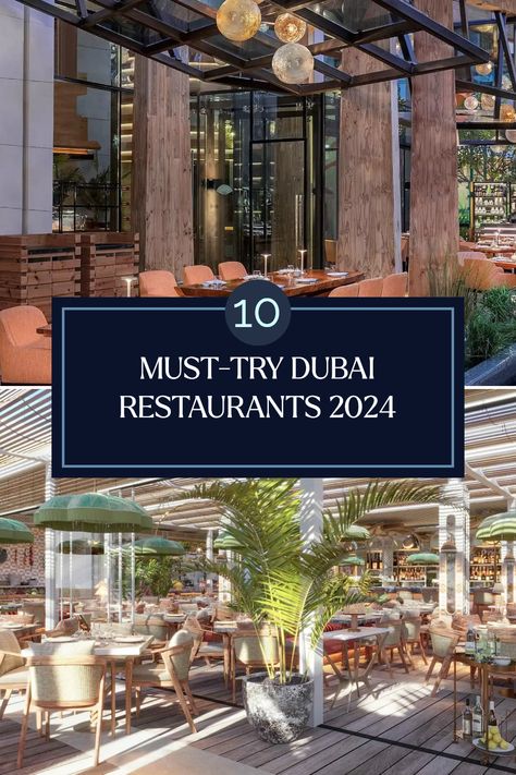 Are you ready to savor Dubai's culinary gems? Experience every bite at the best 10 restaurants redefining the dining scene in 2024. From the luxury of Michelin-starred eateries to delightful beachfront spots like Maison de la Plage and the sizzling offerings at Netsu, each venue promises unforgettable flavors that will tantalize your taste buds. Discover highlights in Dubai dining with exquisite menu items perfect for every food lover. It’s time to embark on your dining adventure and elevate your experiences in Dubai! Dubai Best Restaurants, Dubai Food Restaurants, Dubai Restaurant Luxury, Restaurants Dubai, Dubai Restaurant, Asia Restaurant, Restaurants In Dubai, Top 10 Restaurants, Dubai Food