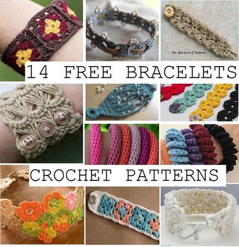 Bracelets Crochet, Dreamcatcher Diy, Crochet Bracelets, Crocheted Things, Crochet Jewlery, Bracelet Crochet, Crochet Jewelry Patterns, Crochet Bracelet, Head Bands