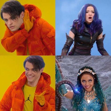 #huma #uma #harryhook #descendants Huma Descendants, Descendants Genderbend, Descendants Funny, Descendants Ships, Tom Doherty, Uma Descendants, Descendants Pictures, Dove And Thomas, Disney Channel Descendants