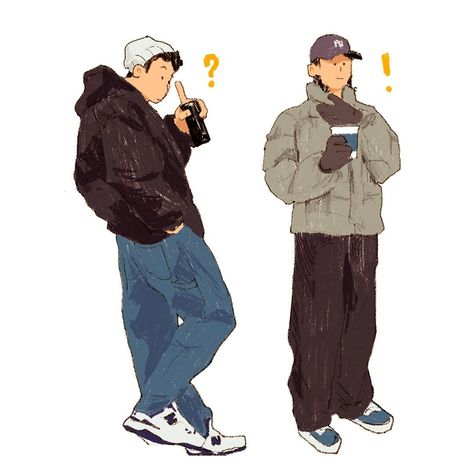 캐릭터 드로잉, Street Look, Illustration Character Design, Art Block, Art Inspiration Drawing, Funky Art, Art Reference Photos, Art Reference Poses, Pretty Art