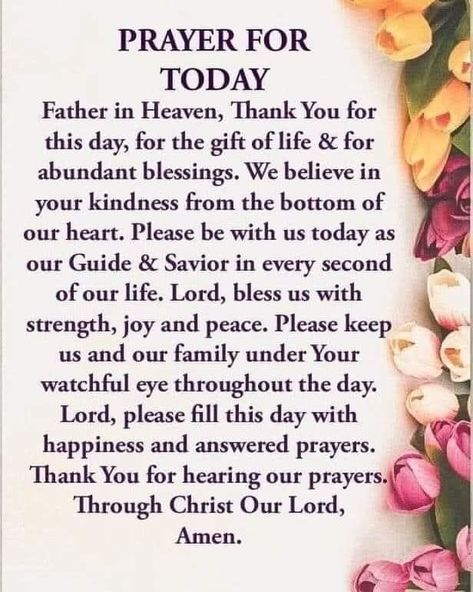 Todays Prayers, Daily Prayers Mornings, Good Morning Prayers, Sunday Morning Prayer, Prayer Quotes Positive, Daily Morning Prayer, Afternoon Prayer, Good Morning Prayer Quotes, Prayer For My Family