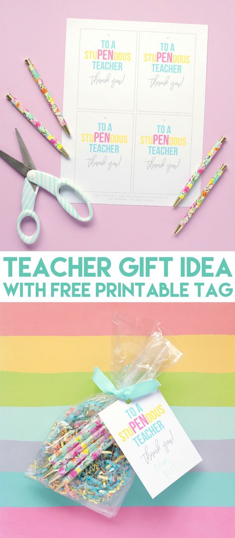 StuPENdous Teacher Appreciation Gift Idea with Free Printable Tag - thecraftpatchblog.com Simply The Best Teacher Printable Tags, Teacher Printables Free Appreciation, Mint Teacher Appreciation Free Printable, Punny Teacher Appreciation, Hand Soap Teacher Gift Tag Free, Free Staff Appreciation Printables, Pen Teacher Appreciation Free Printable, Flair Pen Gift Tag Free Printable, Teacher Candle Gift Tag Free Printable