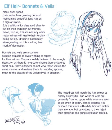 Elf Hair, Draw Hair, Draw Anime, Dnd Art, D&d Dungeons And Dragons, Pinturas Disney, Dungeons And Dragons Homebrew, Wow Art, Creature Concept Art