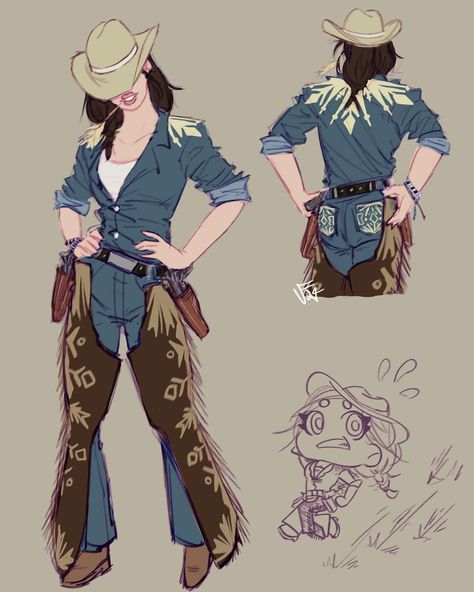 Drew myself as a cowboy bc @marble_marmalade did ✋🙄 and the gummy bear album comes out tomorrow ‼️ #cowboy #procreate #digitalart #selfinsert #cowboyoc #cowgirl #cowgirloc #sharpshooter #wildwest #wildwestcowboy Cowgirl Art Reference, Western Cowboy Character Design, Wild West Character Art Female, Cowboy Artwork Character Design, Future Cowboy Concept Art, Cowboy Hat Art Reference, Cowboy Pose Drawing Reference, Cowboy Digital Art, Cowboy Poncho Art