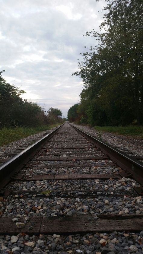 Railroad Aesthetic, Serie Bmw, Winding Road, I Love My Friends, Go Fund Me, Train Tracks, Railroad Tracks, Track, Small Towns