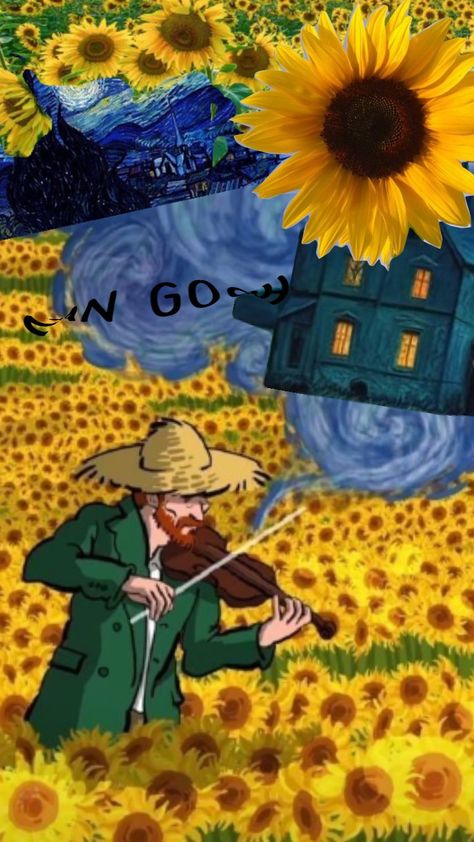 Vincent Van Gogh, sfondo per telefono #vangogh #wallapaper Van Gohn Paint Wallpaper, Van Gohn Paint, Van Gohn, Violin Wallpaper, Paint Wallpaper, Painting Wallpaper, Vincent Van, Wallpaper Pc, Vincent Van Gogh