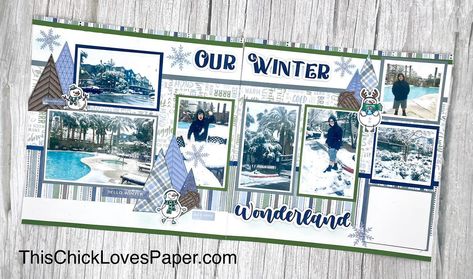 Using CTMH "Gnomes for Winter" to bring out Vegas Winter Wonderland memories to life! Join me in celebrating the magic of preserving special moments through the art of scrapbooking! #scrapbooking #scrapbookinglayouts #scrapbook #scrapbookideas #ctmh #ctmhgnomesforwinter #winterscrapbook #thischicklovespaper Ctmh Scrapbooking Layouts, Winter Scrapbook Layouts, Winter Scrapbooking, 12x12 Scrapbook Layouts, Christmas Layouts, Snow Days, 12x12 Scrapbook, Hello Winter, Paper Hearts