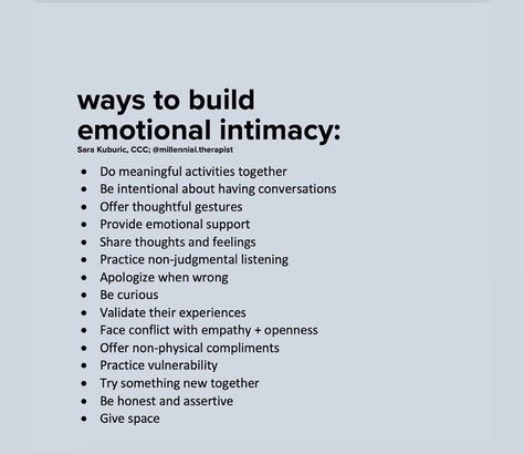 Emotional Intimacy, Relationship Lessons, Relationship Therapy, Relationship Psychology, Healthy Relationship Tips, Getting To Know Someone, Emotional Awareness, Healthy Relationship Advice, Mental And Emotional Health