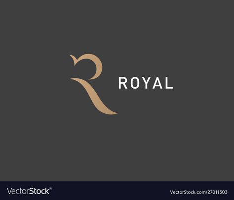 R Typography Logo, Letter R Typography, R Logo Design Letter, R Monogram Logo, Royal Logo Design, R Typography, R Logo Design, R Letter Logo, Gold Graphic Design