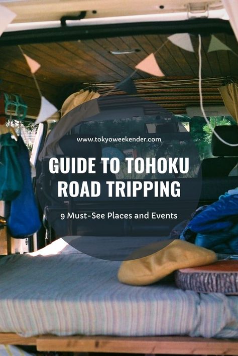 Northern Japan is rich with beautiful mountains and lakes, but to enjoy them to the fullest, you might want to exchange the Shinkansen for a camping van. Tokyo Weekender | Japan Travel | Tohoku | Road Tripping Northern Japan Travel, Tohoku Japan, Northern Japan, Japan Holiday, Camping Van, Japan Holidays, Visit Japan, Beautiful Mountains, Japan Travel