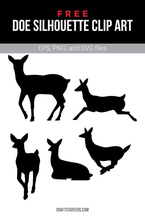 Doe Silhouette, Maze Ideas, Cricut Gifts, Wood Burning Patterns Stencil, Owl Clip Art, Hunting Svg, Christmas Cricut, Free Svgs, Resin Tumblers