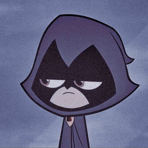 Cartoon Icons Mood, Raven Core, Raven Pfp, Wp Dp, Beast Boy Teen Titans, Cool Pfp Ideas, Teen Titans Go Raven, Raven Aesthetic, Keyboard Themes Wallpaper