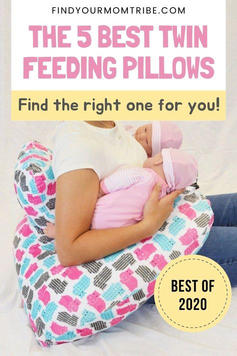 Twin feeding pillows are a must for every new twin mom. It will take you from feeding frenzy to a double bliss in a matter of minutes. #breastfeeding #twin #pillow #nursing #feeding #baby #twins #positions #breast #milk #bottlefeeding #newborn #nursingtwins #mom #breastfeedingsupport #help #tips #twinmom #findyourmomtribe Twin Feeding Pillow, Twin Pillow, Feeding Twins, Twin Nursing Pillow, Baby Feeding Pillow, Breastfeeding Twins, Boppy Pillow Cover, Breastfeeding Pillow, Feeding Pillow