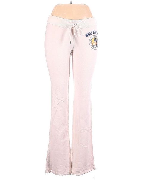 Pink Low Rise Sweatpants, Y2k Fashion Pink, 2000s Y2k Fashion, Low Rise Sweatpants, Pink 2000s, Hollister Clothes, Y2k Sweatpants, Hollister Sweatpants, Dream Wishlist