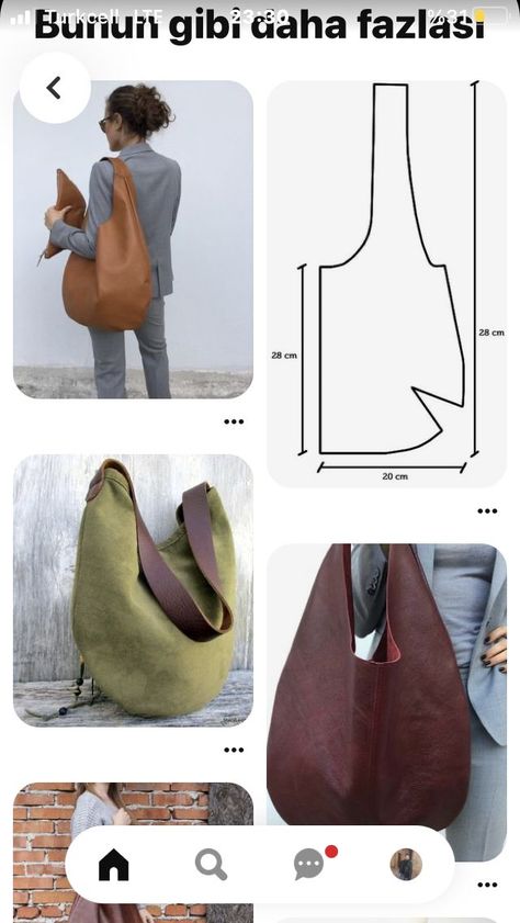 Perlengkapan Bayi Diy, Tas Denim, Lakaran Fesyen, Desain Tote Bag, Handmade Leather Tote Bag, Handmade Leather Tote, Sewing Easy, Sew Bags, Sac Diy