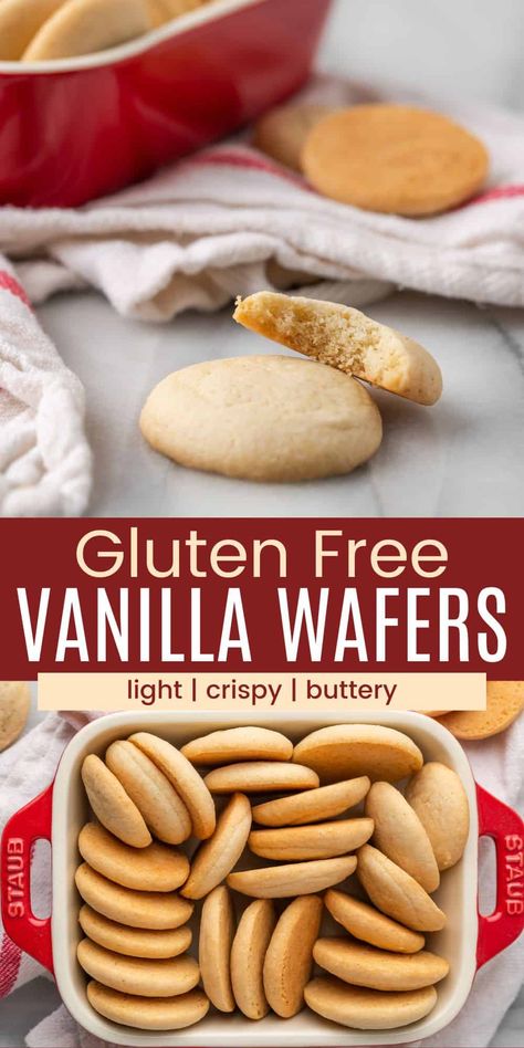 Oat Cookies Healthy, Gluten Free Vanilla Wafers, Air Fryer Banana, Banana Oat Cookies, Gluten Free Cookie Recipes, Nilla Wafers, Banana Oat, Cookies Healthy, Gluten Free Bakery