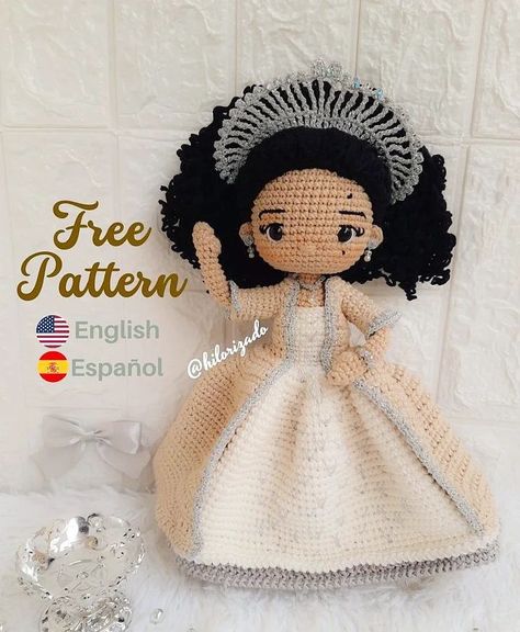 Pattern designed by @hilorizado Free patterns every day! you can find more free and exclusive patterns in the bio link enjoy!!. . . . #crochetamigurimi #crochetamigurumis #crochetamigurumis🧶 #crochetamigurumidolls #crochetamigurumibears #crochetamigurumi #crochetpatternsandtutorials #crochetpatternsforbeginners #crochetpatternsforsale #crochetpatternsuccess #crochetpatternshawl #crochetpatternsfree #crochetpatternstore #crochetpatternshop #crochetpatterns #crochetaddict #freepatternsamigurum... Crochet Bridgerton, Bridgerton Crochet, Queen Charlotte, Pattern Store, Shawl Crochet Pattern, Crochet Patterns For Beginners, Free Patterns, Crochet Amigurumi, Free Crochet Pattern