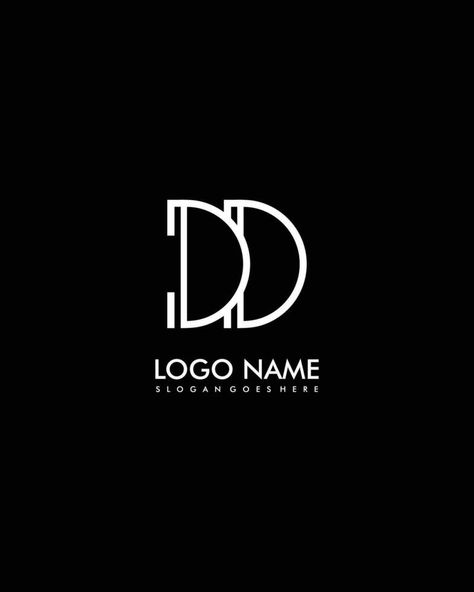 Dd Logo Design, Dd Logo, Diamond Dolls, Jewelry Logo, Abstract Logo, Doll Collection, Instagram Creative, Pencil Portrait, Logo Concept