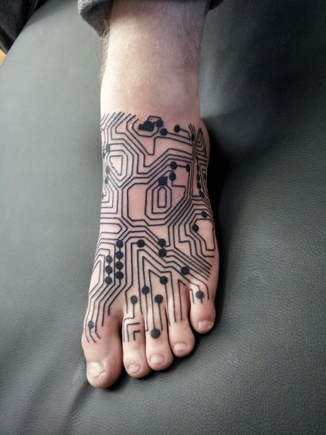 Circuit tattoo Circuit Board Tattoo, Computer Tattoo, Circuit Tattoo, Electronic Tattoo, Tech Tattoo, Cyberpunk Tattoo, Unique Tattoo Designs, Symbol Tattoos, Up Tattoos