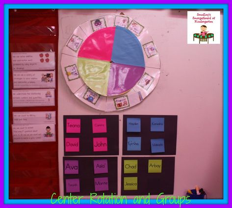 A Kindergarten Smorgasboard Center Rotation System | The Kindergarten Smorgasboard Kindergarten Center Management, Kindergarten Center Rotation, Classroom Learning Centers, Kindergarten First Week, Kindergarten Center, Center Management, Kindergarten Smorgasboard, Center Rotations, Clutter Free Classroom