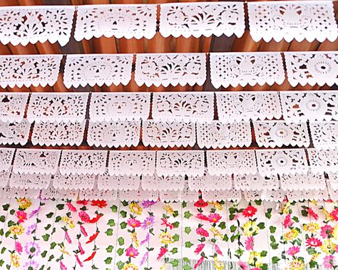 PRICES MAY VARY. Multi-purpose Occasions: Our Mexican Papel picado banners are great for a variety of occasions. From elegant weddings to picture perfect fiestas, these delicate strands will add an extra special touch to any event. Flexible and Easy To Use: Our handcrafted papel picado banners are lightweight and easy to hang. They are pre-assembled on string so all you have to do is grab some tape or extra string to hang it. Papel picado banners can be cut to your desired length, tied together White Papel Picado, Mexican Theme Party, Picado Banner, Mexican Papel Picado, Wedding Flags, Papel Picado Banner, Mexican Party Decorations, Mexican Fabric, Fiesta Birthday Party