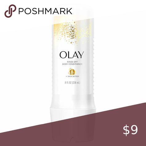 Olay Rinse-Off Body Conditioner Shea Butter - 8.0 Body Conditioner, Vitamin E, Shea Butter, Coconut Oil, Vitamins, Coconut, Conditioner, Butter, Closet