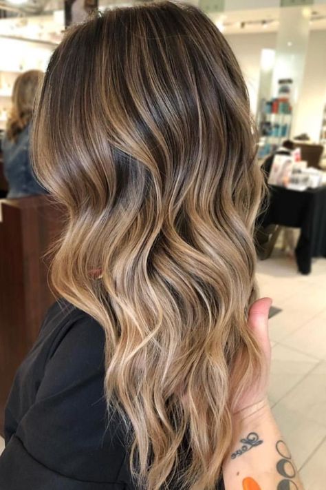 Brown Balayage Highlights, Beautiful Light Brown Hair, Best Hair Colour, Light Brown Hair Color, Balayage Straight, Hair Colour Ideas, Balayage Hair Color Ideas, Honey Hair Color, Balayage Hair Color