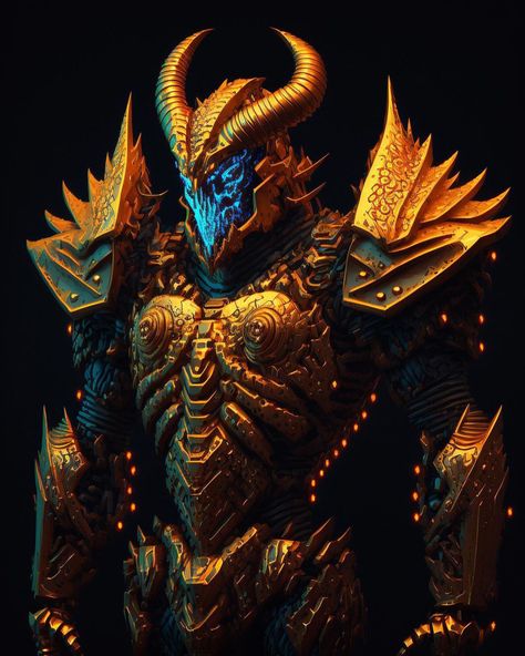 Golden Dragon Armor, Western Armor, Fairy Tail Dragon Slayer, Dragon Armor, Comic Villains, Dragon Ball Art Goku, Angel Warrior, Golden Dragon, Mythical Creatures Art