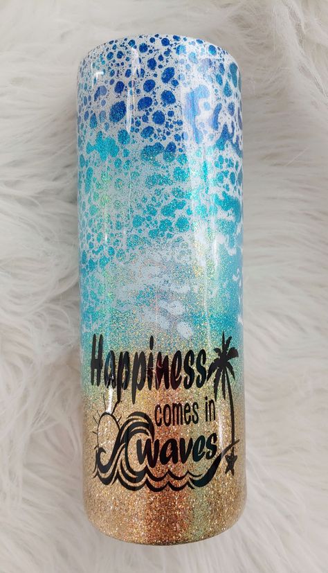 Beach Tumbler Cups Glitter, Marine Tumbler Ideas, Beach Themed Tumblers, Ocean Tumbler Ideas, Glitter Epoxy Tumbler Ideas, Cruise Tumbler Ideas, Beach Tumbler Ideas, Beach Tumbler Cups, Cruise Cups