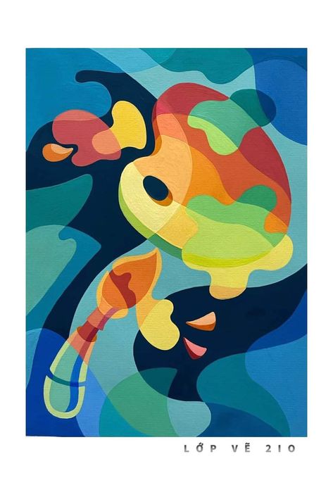 Composition Painting, Cubism Art, Posca Art, Soyut Sanat Tabloları, 2d Design, Abstract Geometric Art, Composition Design, Pop Art Painting, Indian Art Paintings