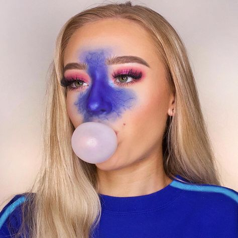 Violet Beauregarde Costume, Violet Willy Wonka, Violet Beauregarde, Blueberry Girl, Belly Laughs, Halloween Inspo, Halloween 2018, Willy Wonka, Chocolate Factory