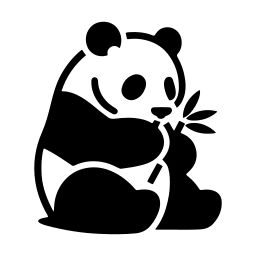 Panda Illustration Design, Panda Symbol, Bear Panda, Png Icons, Icon Download, Animated Icons, Icon Font, Panda Bear, Displaying Collections