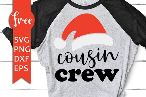 Christmas cousin crew svg free, christmas svg, cousin crew svg, instant download, digital download, vector, christmas hat svg free – freesvgplanet Svg Free Christmas, Free Christmas Svg Files, Christmas Svg Free, Christmas Svg Files Free, Cousin Crew Svg, Free Christmas Svg, Cricut Svg Files Free, Cricut Christmas Ideas, Cousin Crew