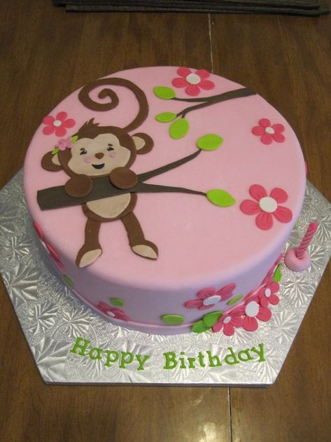 Girl Monkey Cake | Bored Panda Pinterest Cakes, Monkey Cakes, Monkey Birthday Cakes, Girl Monkey, Monkey Birthday Parties, Monkey Decorations, Monkey Party, Monkey Cake, Monkey Baby Shower