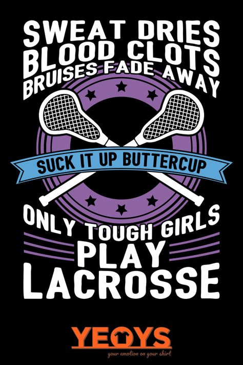 Lacrosse Funny, Funny Sports Quotes, Lacrosse Quotes, Girls Lacrosse, Sport Videos, Lacrosse Gifts, Lacrosse Girls, Sport Inspiration, Tough Girl