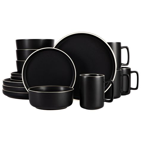 Product details Elevate your everyday with the Color Matte 16-piece Dinnerware Set. Crafted from durable stoneware, each dining piece offers a contemporary statement on any table setting. Thyme And Table Dinnerware Set, Thyme And Table Dinnerware, Thyme And Table, Modern Plating, Christmas Dinner Plates, Green Dinner Plates, Rustic Plates, Stoneware Dinnerware Sets, Stoneware Dinnerware