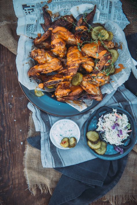 Air Fryer Pickle Brined Chicken Wings Pickle Brined Chicken, Brined Chicken Wings, Wings In The Air Fryer, Healthy Chicken Wings, Brined Chicken, Easy Air Fryer Chicken, Air Fry Chicken Wings, Brine Chicken, Grilled Chicken Wings