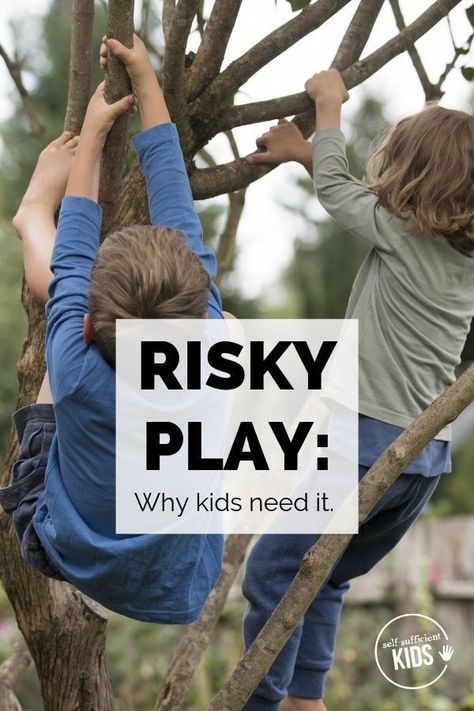 Kids who are allowed to take part in risky play grow up to be more resilient and ready to take on the challenges of adulthood. But finding the nerve to let kids take risks can be challenging for modern parents. Here's how one parent let go and let her kids partake in risky play. #parentingadvice #parentingtips #learningthroughplay #natureplay Minimalist Homeschooling, Risky Play, Free Range Parenting, Outside Activities For Kids, Free Range Kids, Mom Characters, Playful Parenting, Unstructured Play, The Nerve