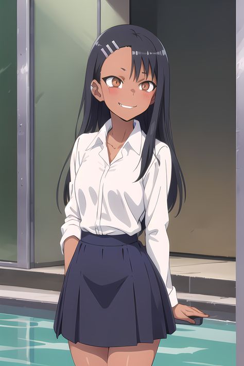 Nagatoro And Senpai, Senpai Wallpaper, Nagatoro Hayase, Hayase Nagatoro, Arte Do Kawaii, Sans Art, Female Cartoon Characters, Sketches Of People, Female Cartoon