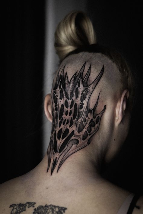 #tattoo #tattoos #dark #darkworktattoo #darkwork #black #blackwork #ornaments #ornamenttattoo #design #inkedup Tattoo Dark, Head Tattoo, Head Tattoos, Dark Tattoo, October 2, Blackwork Tattoo, Black Art, Blackwork, Hungary